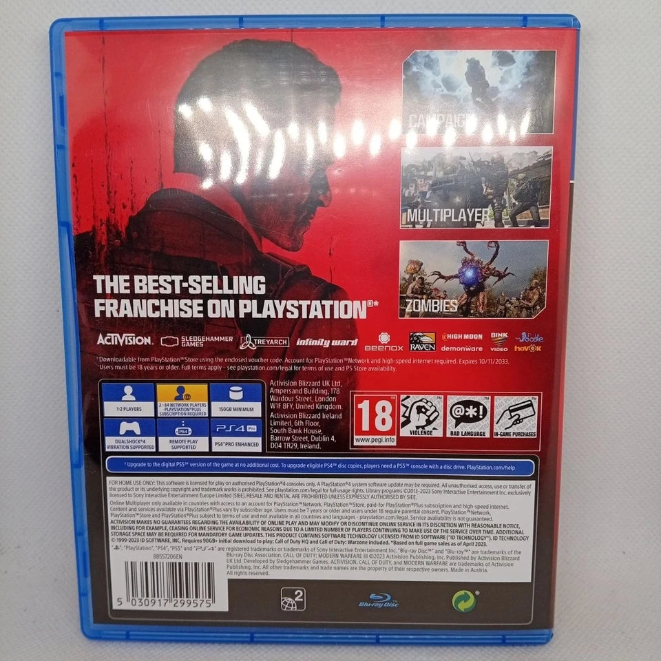 Call Of Duty Modern Warfare 3 Ps4